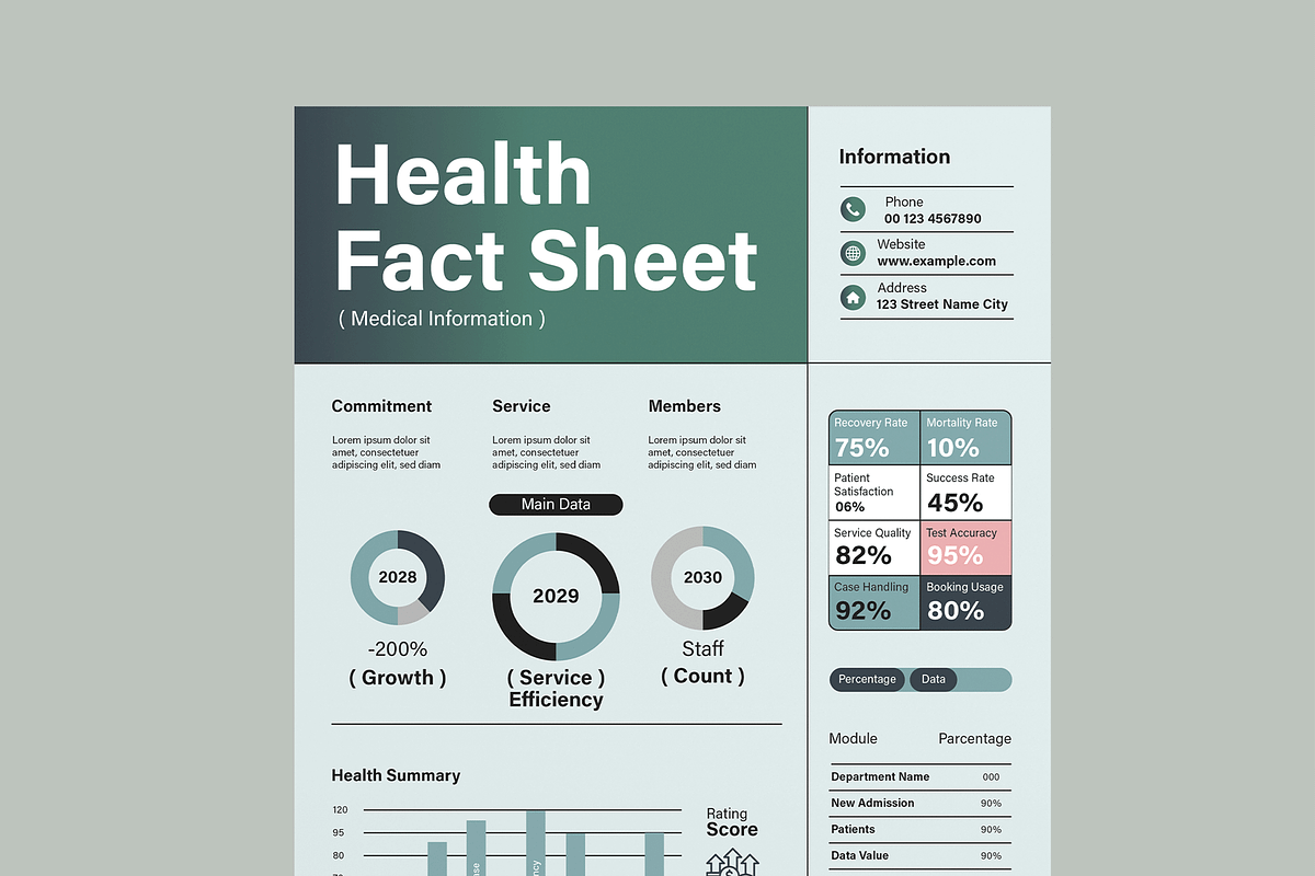Company Fact Sheet, a Stationery Template by MightyDesign (Photo 4 of 8)