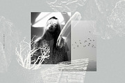 Abstract Navy Blue Watercolor Shapes, a Texture Graphic by Veris Studio (Thumbnail 9 of 21)