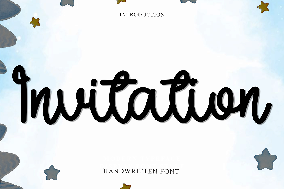 Invitation, a Handwritten Font by FreshTypeINK (Photo 1 of 7)