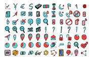540 Business doodle icons color set, an Outline Icon by TKDoodle (Thumbnail 5 of 9)