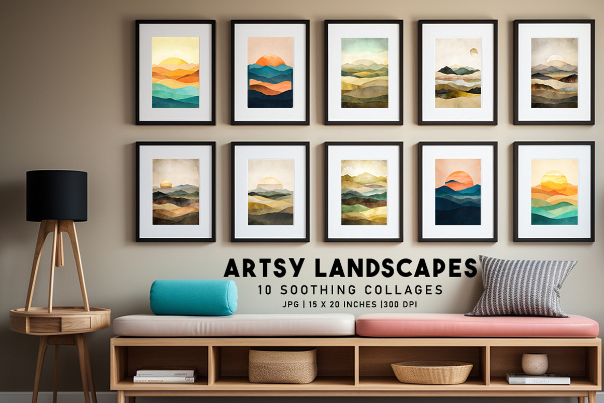 Artsy Landscapes, a Decorative Illustration by Digital Art Creations (Photo 7 of 7)