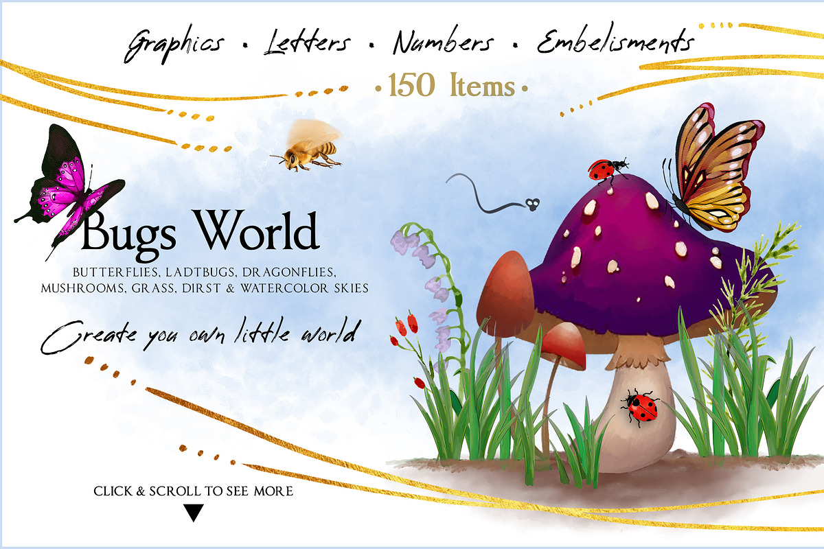 Bugs World Collection, an Illustration by potterDesigns (Photo 1 of 5)