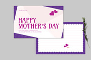 Purple Mothers Day Greeting Card, a Card Template by Neermana (Thumbnail 2 of 4)
