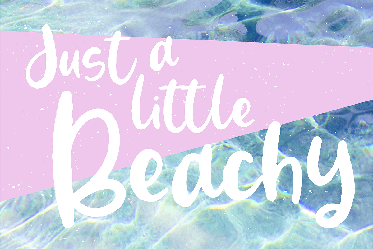 KATEY BLUE a Darling Brushed Font preview 4