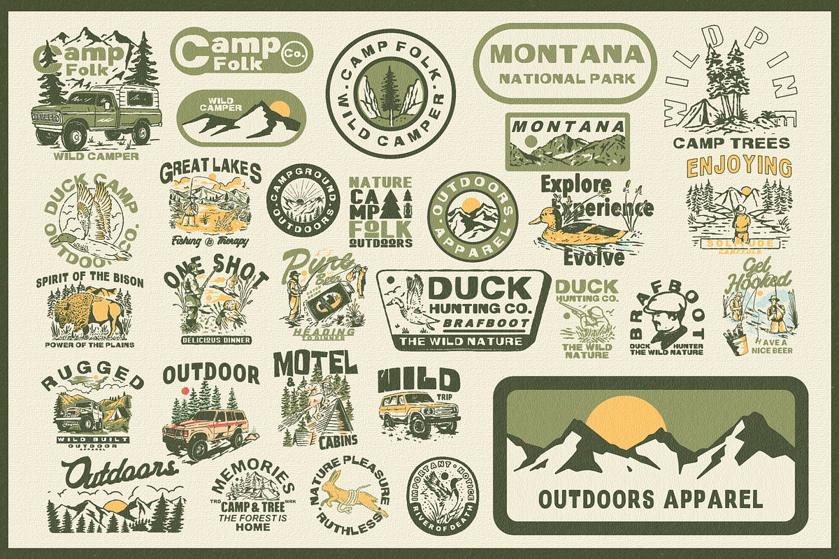 30 Outdoors Illustration -25%, an Object Illustration by Southerntown (Photo 2 of 3)