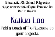 Font Tiki Polynesian Hawaiian Style, a Sans Serif Font by PageLightStudios (Thumbnail 2 of 4)