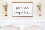 Farm Fresh, Cute Farmhouse Font, a Handwritten Font by Designing Digitals (Thumbnail 6 of 9)