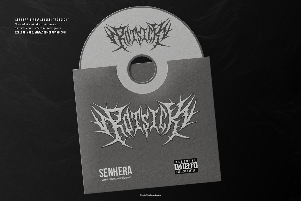 Vilegut | Death Metal Typeface, a Blackletter Font by Denustudios (Photo 10 of 12)