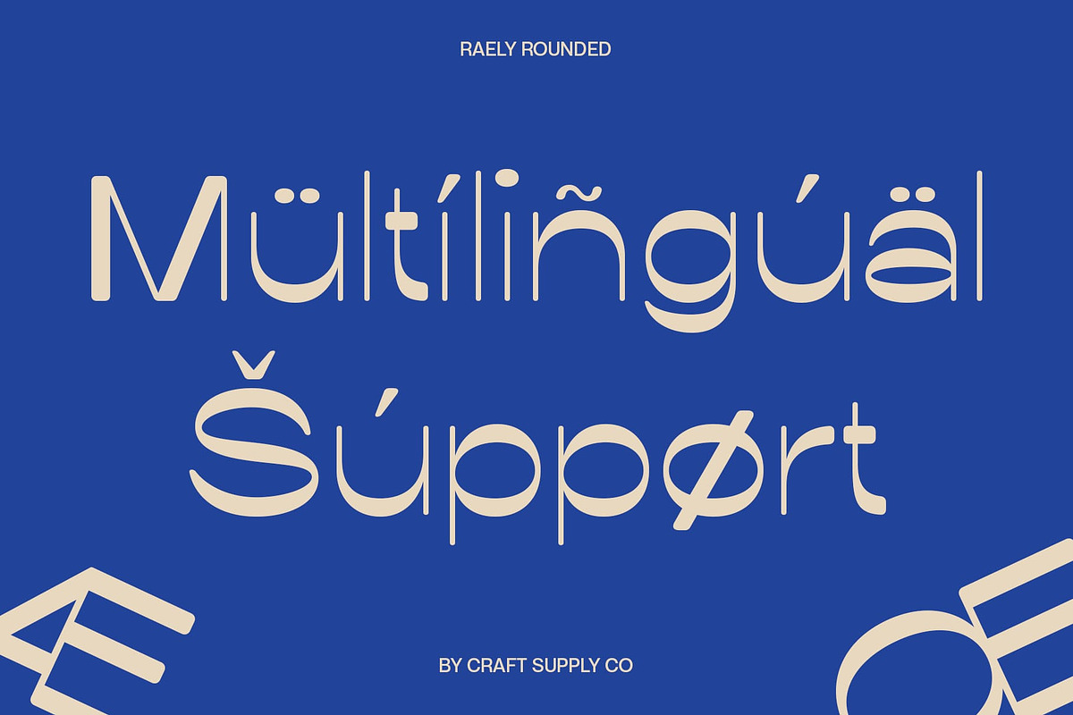 Raely Rounded, a Sans Serif Font by Craft Supply Co. (Photo 5 of 8)
