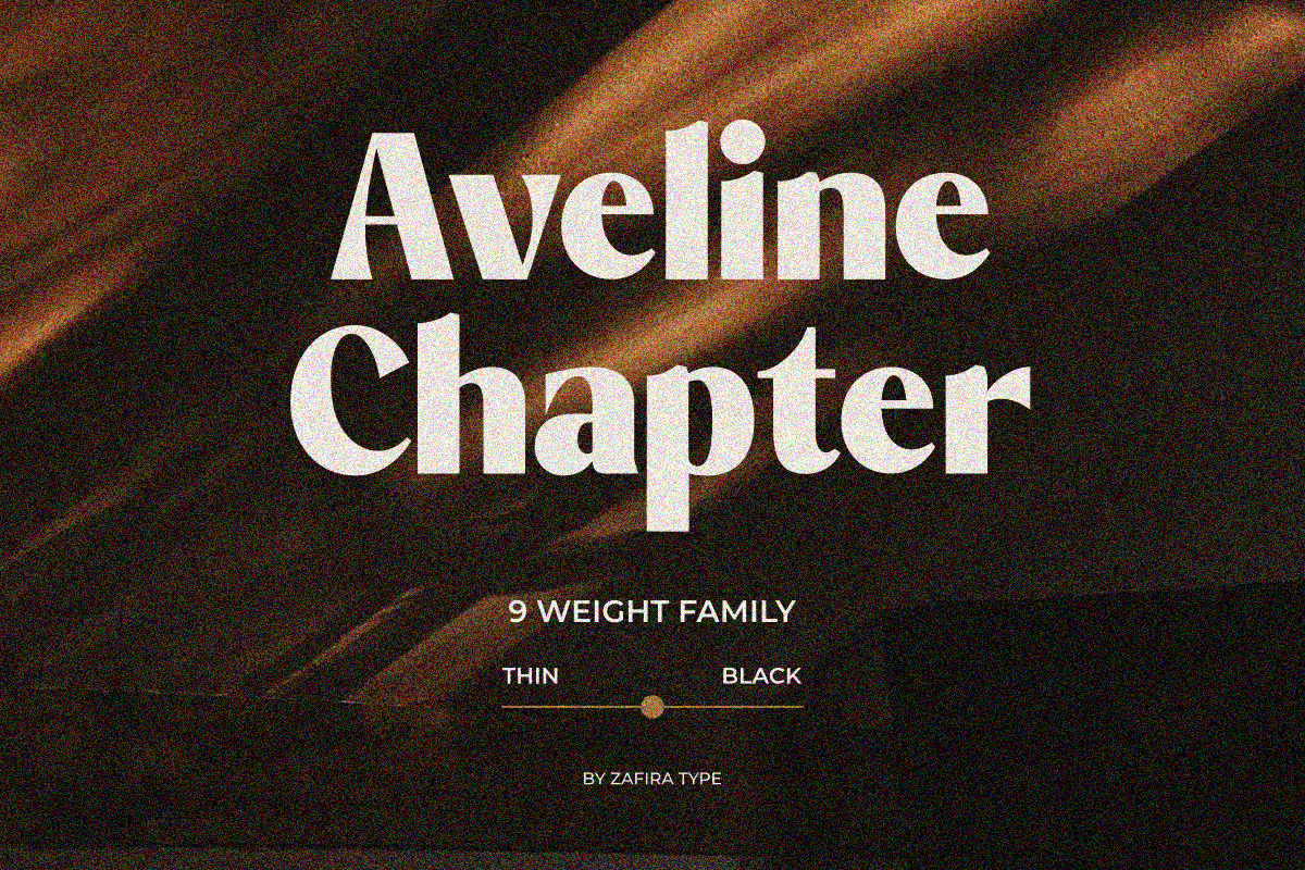 Aveline Chapter, a Sans Serif Font by Zafiratype (Photo 6 of 15)