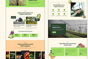 FreshField // Food Business Template, a Landing Page Template by EGO Creative Innovations (Thumbnail 5 of 6)