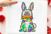 Egg Hunter Camo Easter Bunny PNG, an Illustration by designcity5 (Thumbnail 9 of 9)