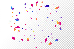 Colorful Confetti Vector