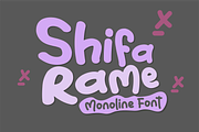 Shifa Rame Font, a Handwritten Font by Mabhal Studio (Thumbnail 1 of 10)