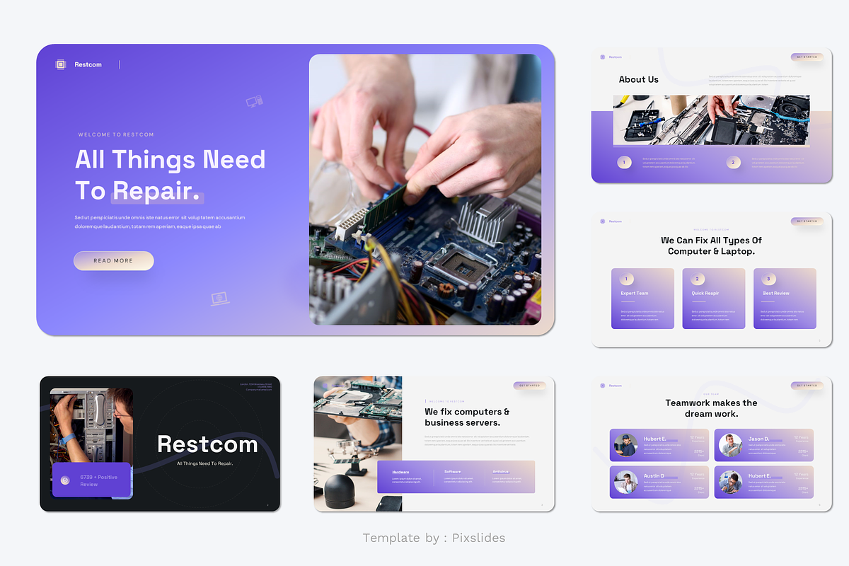 Computer & Laptop PowerPoint, a Presentation Template by Pixslides (Photo 2 of 6)