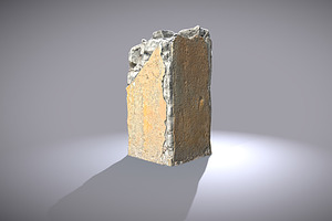 Broken Concrete Pillar