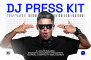Club DJ Press Kit / EPK Template, a Resume Template by vinyljunkie (Thumbnail 1 of 8)