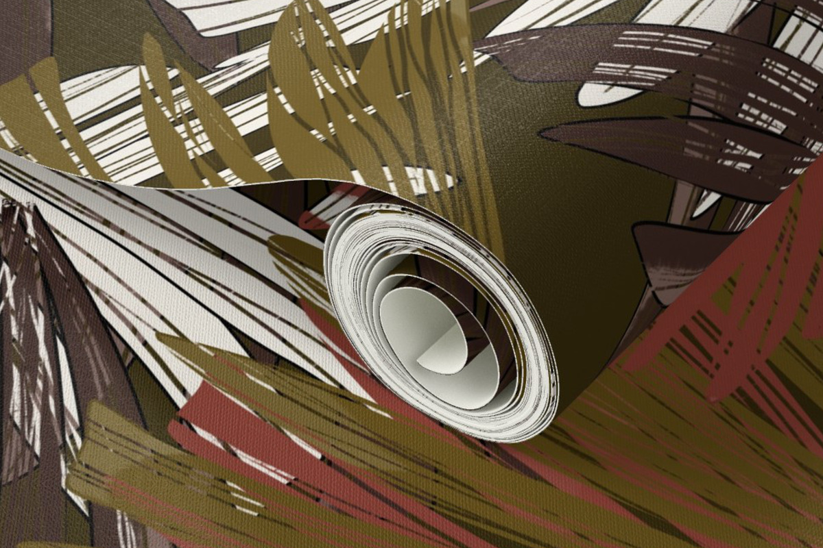 Earth tone jungle palms foliage, a Pattern Graphic by Nocito Design (Photo 3 of 6)