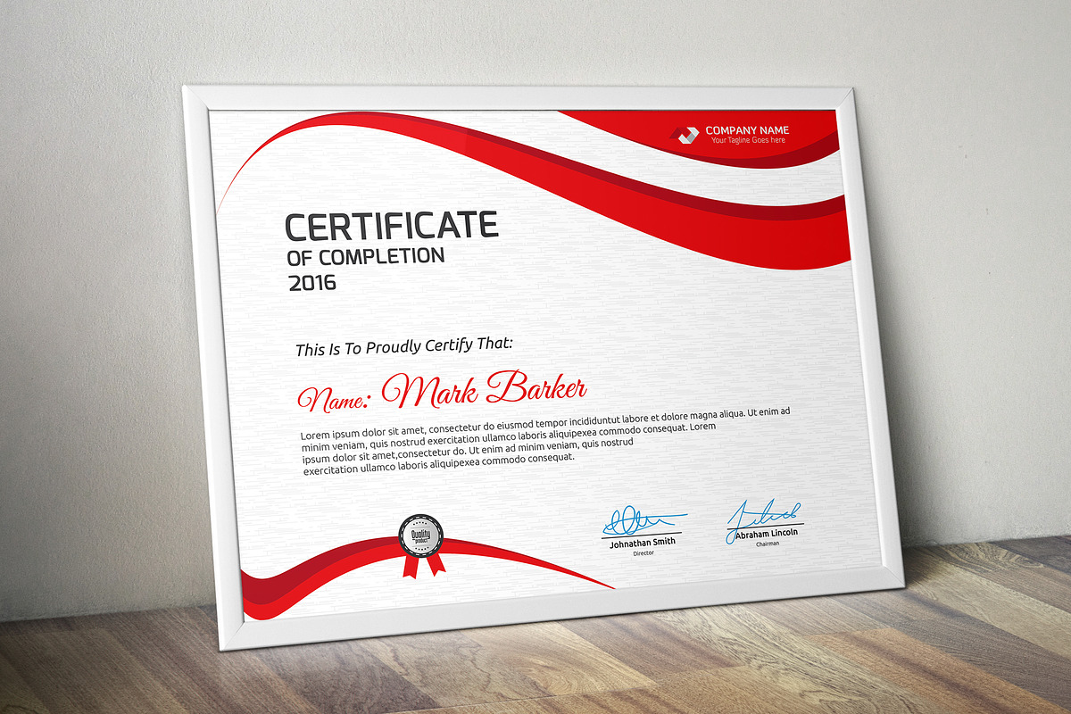 Certificate Bundle, a Stationery Template by Curve Design (Photo 5 of 31)