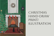 Cozy Christmas, an Illustration by Volha (Thumbnail 1 of 4)