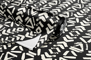 Dark Brush Painted Tribal, a Wallpaper Graphic by MalyskaStudio (Thumbnail 3 of 16)