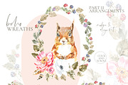 Boho Watercolor Woodland Animals, an Animal Illustration by Catherine Wheel (Thumbnail 10 of 17)