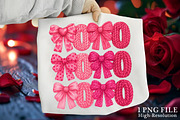Crochet Coquette Valentine XoXo Png, an Illustration by Canvas Craft (Thumbnail 1 of 7)