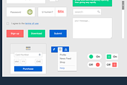 Cyanoflat - PSD Vector UI Elements, a Templates & Theme by Bilal Khettab (Thumbnail 4 of 5)