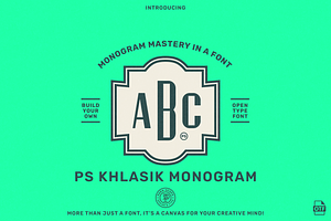 3 Letter Monogram Maker - PS Khlasik