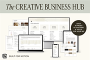 Creative Business Hub for Notion, a Marketing Template by MARA Design Co. (Thumbnail 7 of 17)