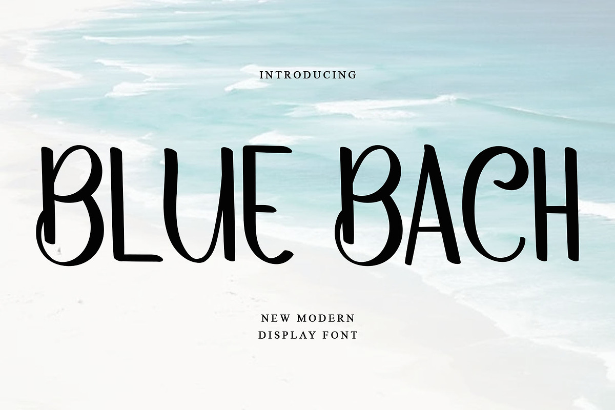 BLUE BEACH, a Handwritten Font by FreshTypeINK (Photo 1 of 6)