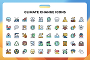 Climate Change Icons, a Duotone Icon by Wencory (Thumbnail 1 of 3)