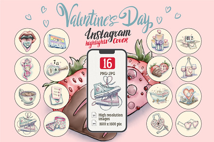 16 Watercolor Instagram Highlights