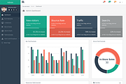 RS Bootstrap Admin, a Bootstrap Template by Jnix Tech (Thumbnail 1 of 4)