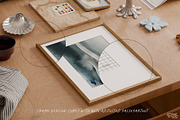 BURGUNDY | frame mockup with mat, a Household Mockup by Stykke Studio (Thumbnail 2 of 10)