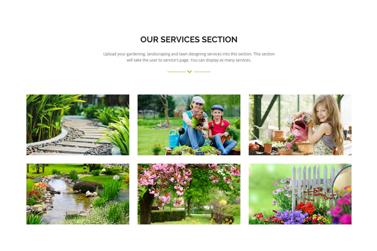 Gardening-Landscaping&Patio Website, a Websites & App Template by oLanding (Photo 3 of 7)