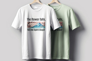 Traditional Japanese Sakura Shirt, a Stationery Template by MightyDesign