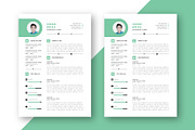 Simple Resume/CV, a Resume Template by Izalsye (Thumbnail 1 of 5)