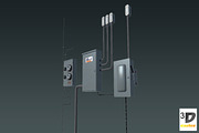Electrical Control Panel #3, an Object 3D Model by 3DCaster (Thumbnail 1 of 5)