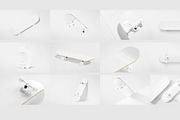Skateboard Mockup Set v1, a Merchandise Mockup by Mocart (Thumbnail 15 of 18)