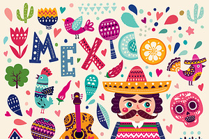 SALE! Mexican Colorful Collection