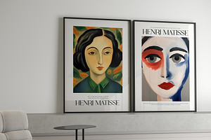 Matisse Inspired Modern Art Poster