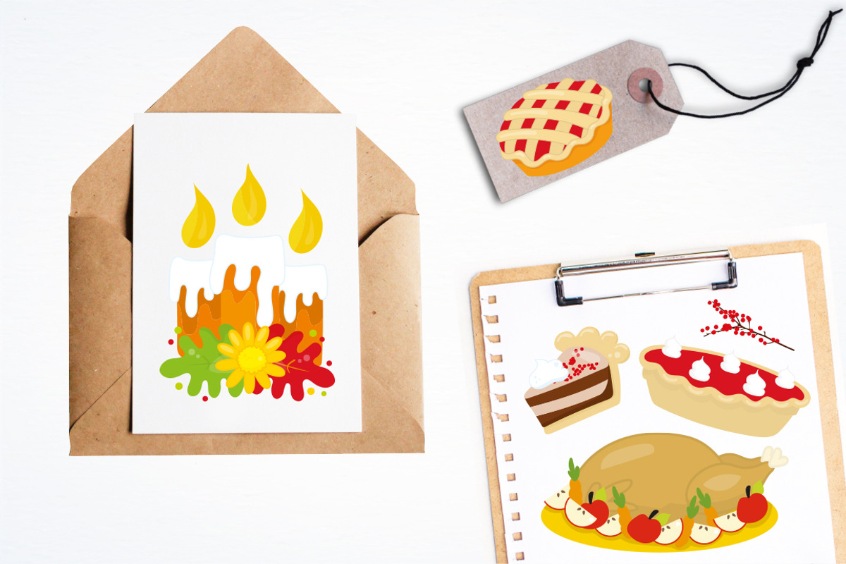 Thanksgiving Foods, a Food Illustration by PrettyBundles (Photo 4 of 5)