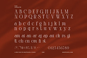 Gimick Ligature Serif Font, a Serif Font by Graphicxell (Thumbnail 8 of 8)