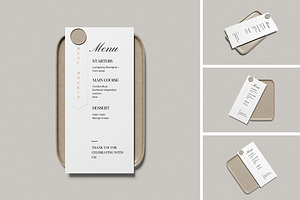 Menu Mockup, an Advertising Mockup by xavier_studio