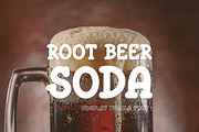Retro Display Font - Root Beer Soda, a Handwritten Font by ZoloDesignHub (Thumbnail 1 of 9)