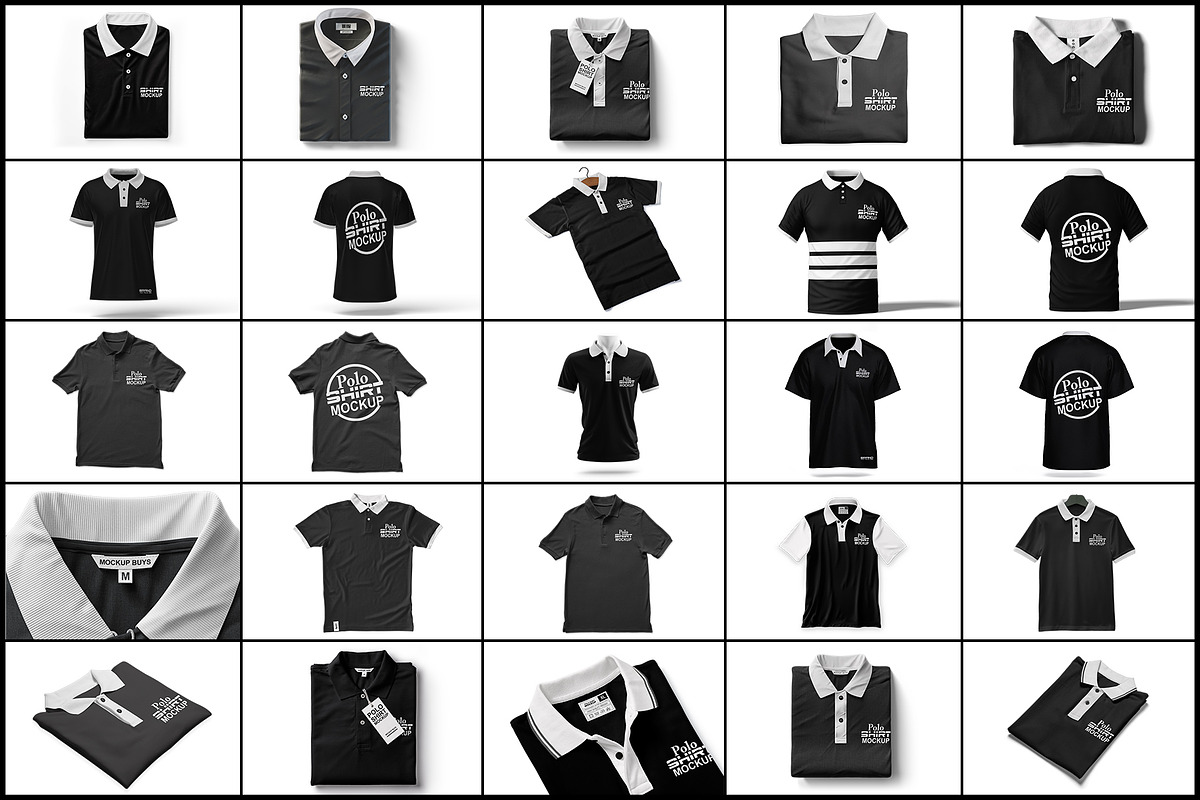 Polo T-Shirt Mockup, a Shirt Mockup by mockupbuys (Photo 1 of 52)