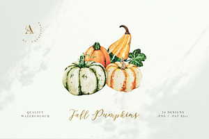 Fall Pumpkins Illustrations