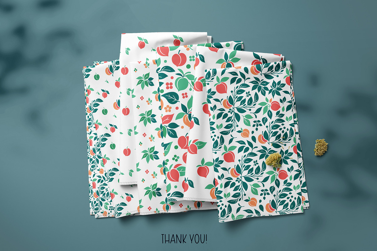 Juicy Peach Pattern, a Pattern Graphic by Kseniia_designer's shop (Photo 6 of 6)