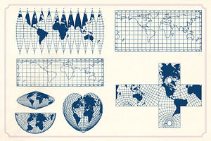 Vintage Maps And Grids